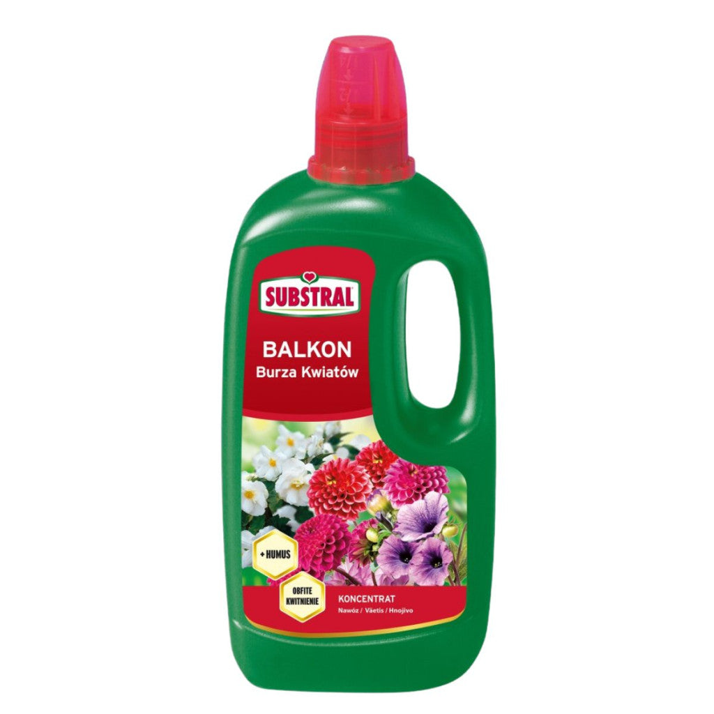 Substral tápoldat muskátlihoz, balkonnövényhez 1 liter