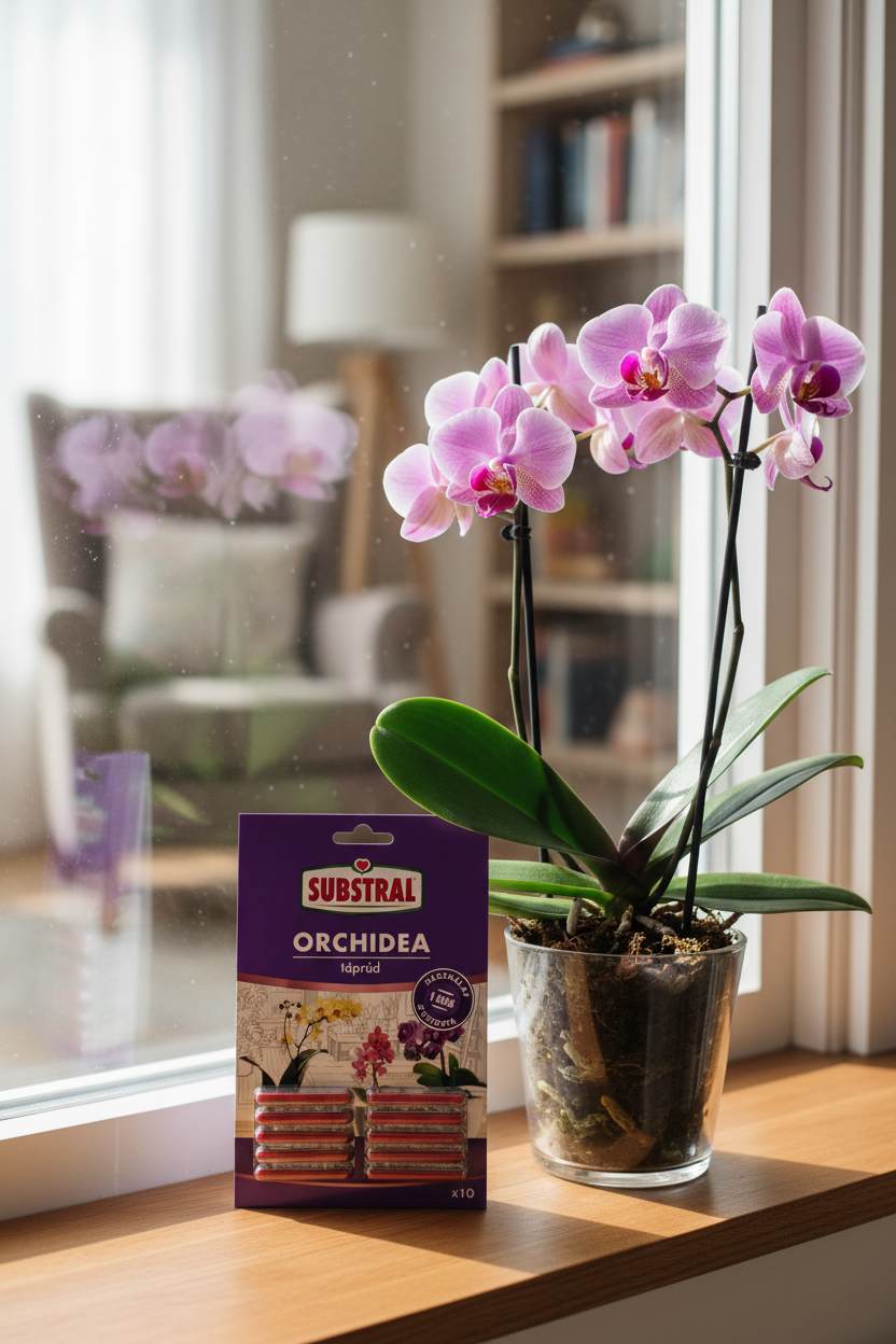Hosszú hatástartamú tápanyag orchideákhoz