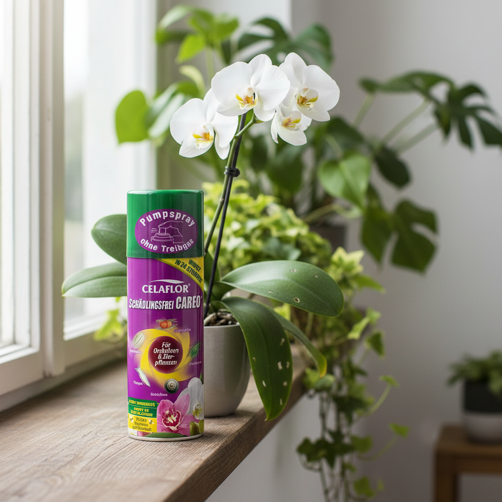 Kész spray orchideák és cserepes dísznövények kártevői ellen