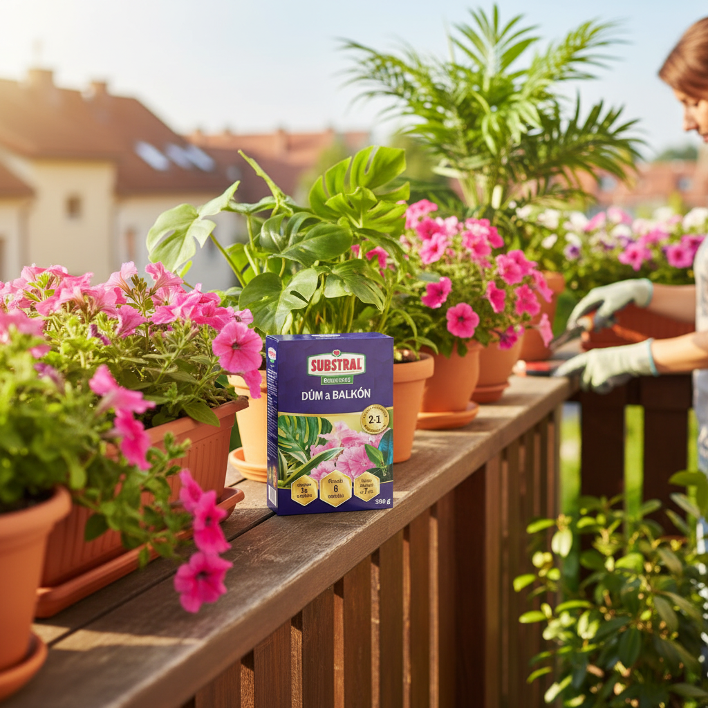 Hosszú távú tápanyagellátás a balkon és a terasz növényeinek