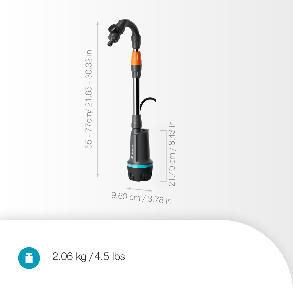 Comfort Akkumulátoros hordóürítő szivattyú 
2600 18V P4A akkumulátor nélkül