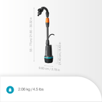 Comfort Akkumulátoros hordóürítő szivattyú 
2600 18V P4A akkumulátor nélkül