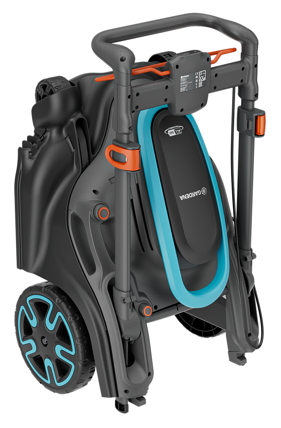 PowerMax Duo 46/36V P4A akkumulátoros fűnyíró akkumulátorral (2,5 Ah)