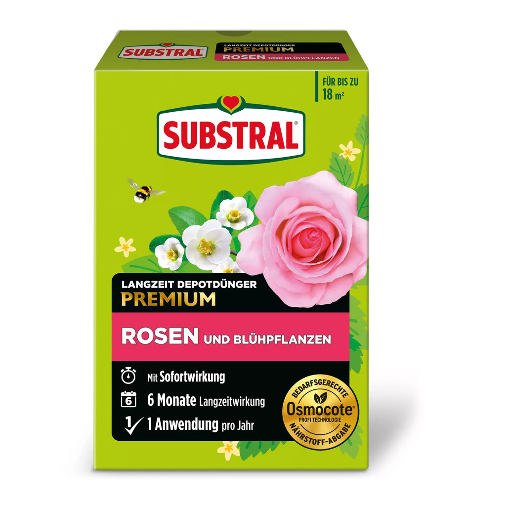 Substral Osmocote hosszú hatástartamú trágya - rózsákhoz és virágzó növényekhez