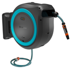 Akkumulátor-powered wall-mounted tömlő box PowerRoll XL solo, 35 m tömlő, turquoise