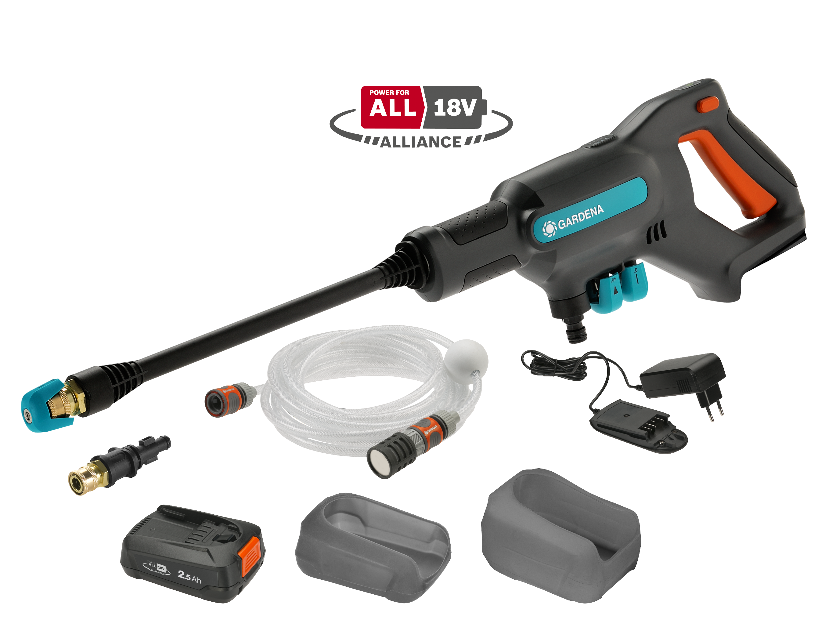 AquaClean 24/18V P4A Közepesnyomású mosó akkumulátorral