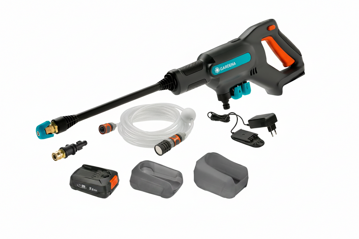 Gardena AquaClean 24/18V P4A Közepesnyomású mosó - akkumulátorral