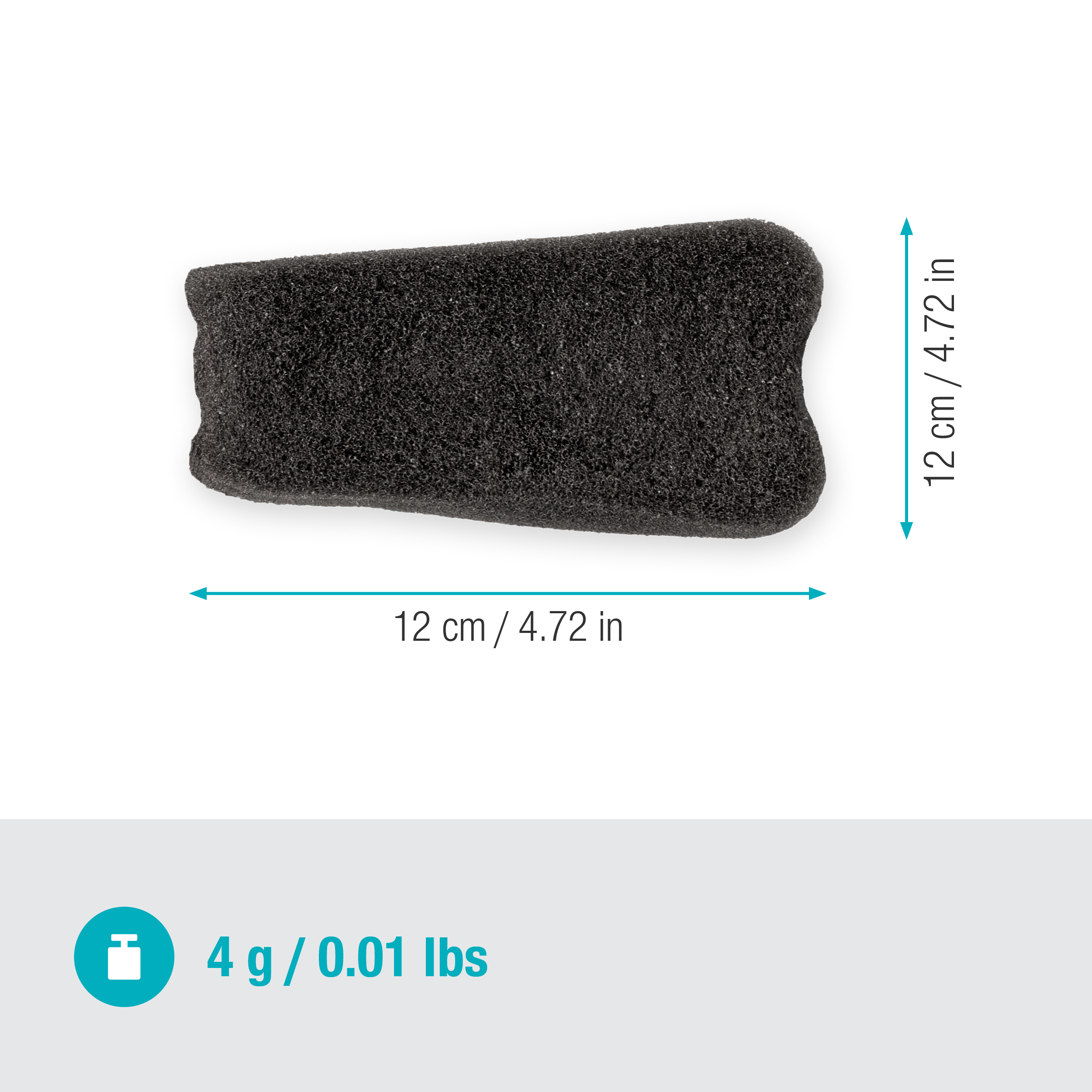Cleansystem Sponge, spare part for Cleansystem Bike Brush 18848, accessory