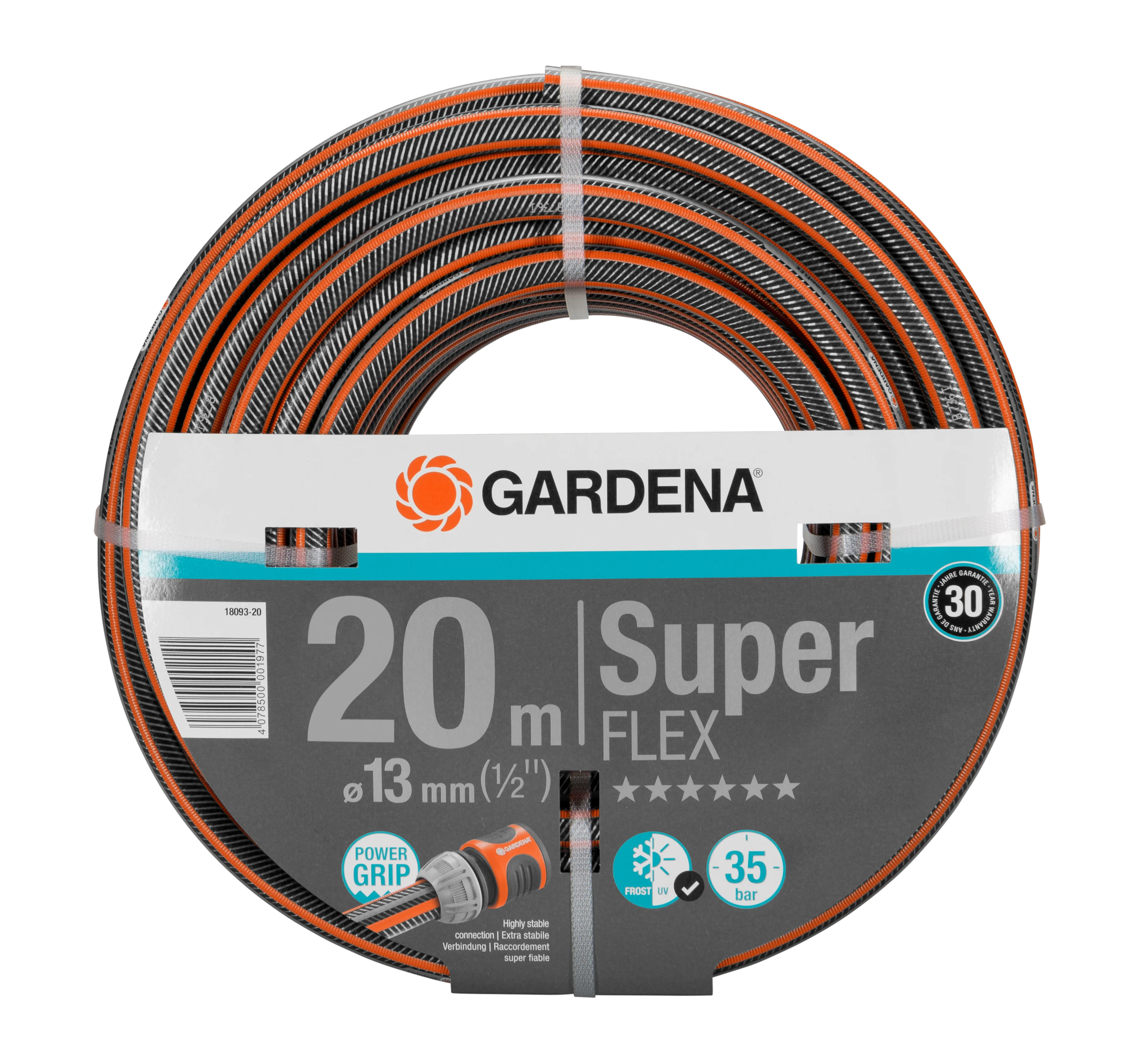 Gardena Premium SuperFLEX locsolótömlő 13 mm (1/2") x 20 m