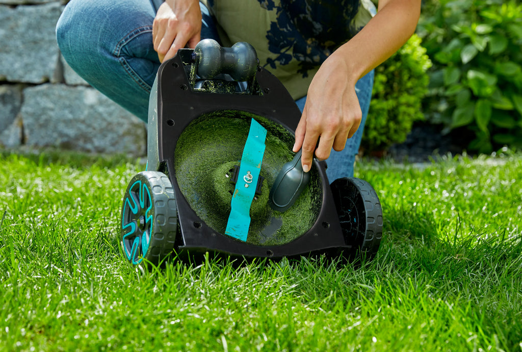 Gardena HandyMower 22/18V P4A fűnyíró készlet – 2,5 Ah akkuval és töltővel