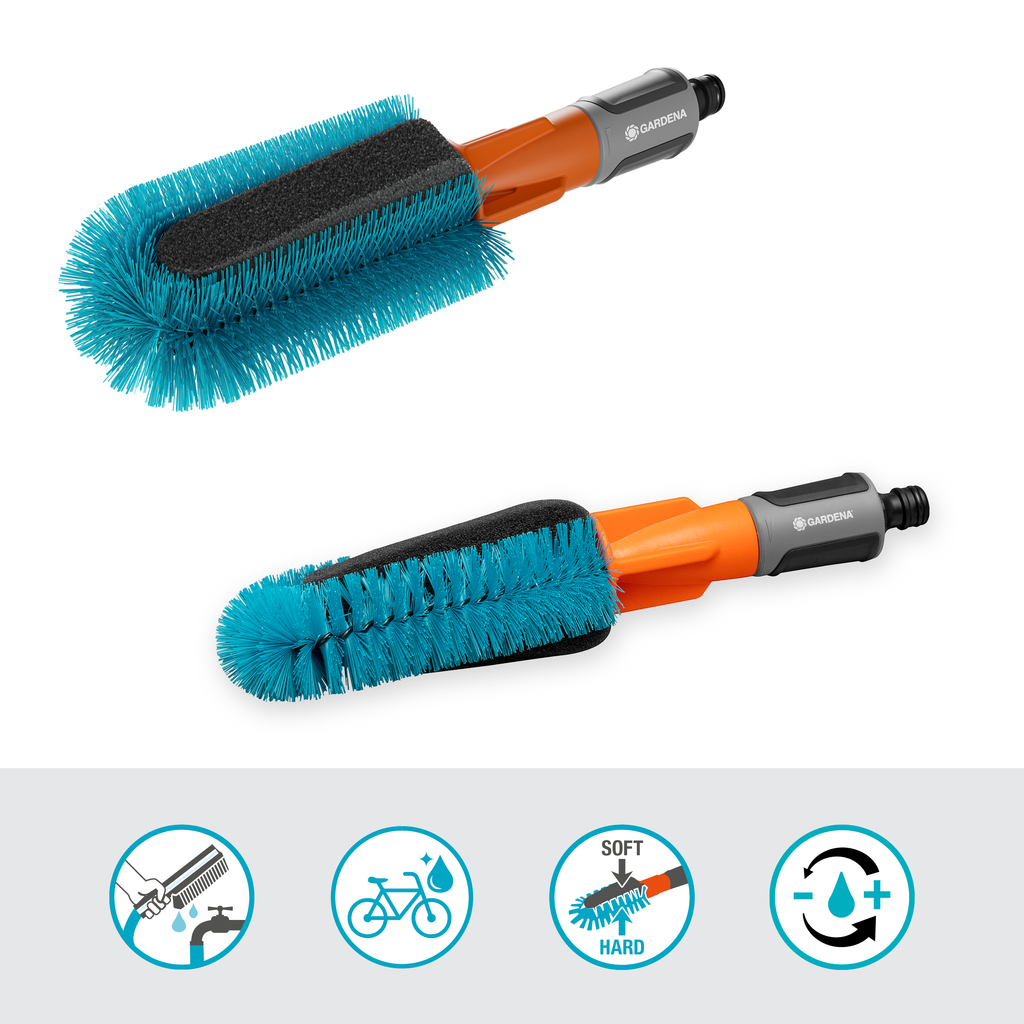 Cleansystem Bike Brush, for cleaning bicycles, trailers and prams