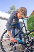 Cleansystem Bike Brush, for cleaning bicycles, trailers and prams