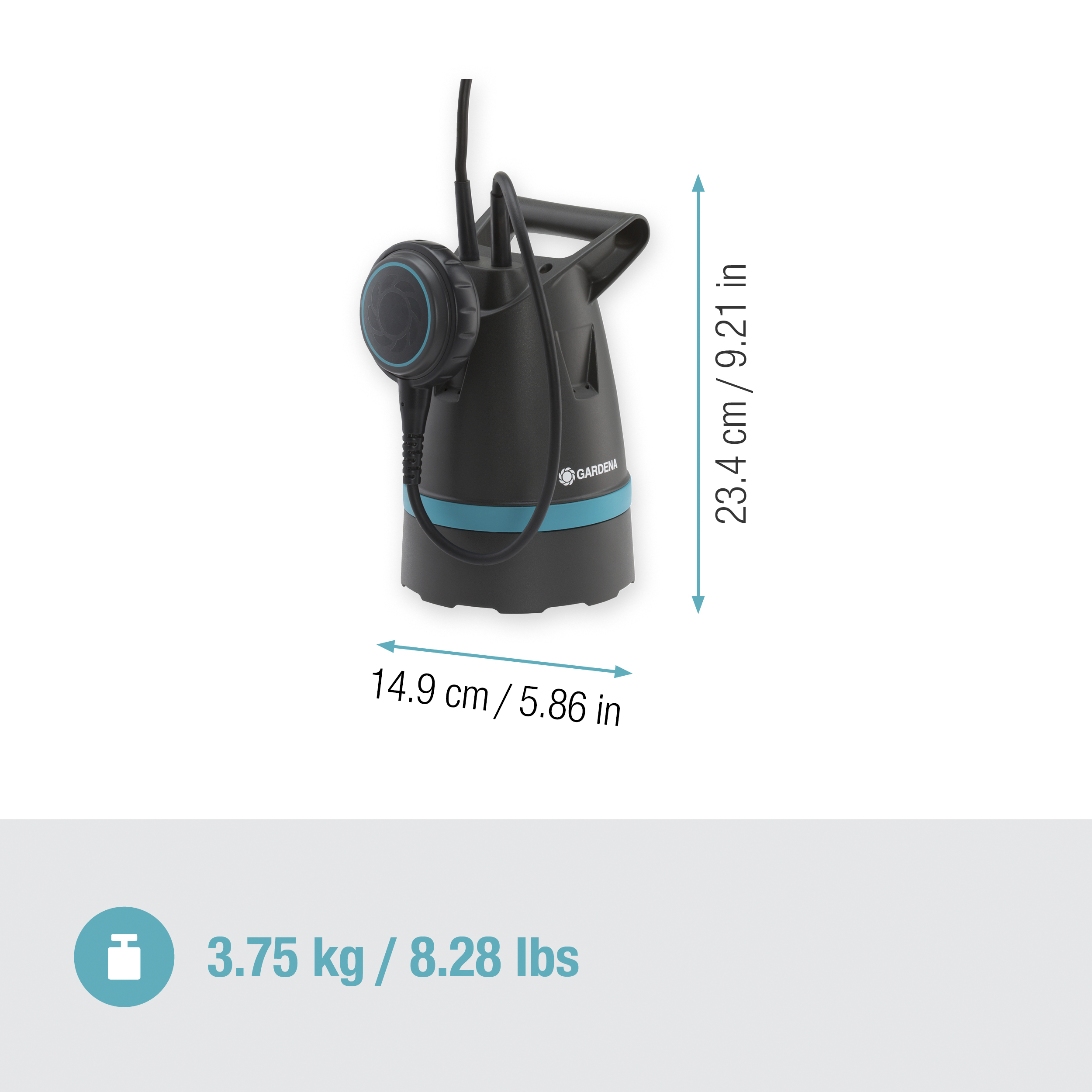 Basic Merülőszivattyú tiszta vízhez 8600