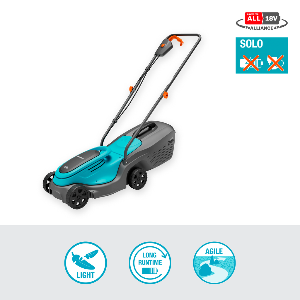 PowerMax 30/18V P4A Akkumulátoros 
fűnyíró akkumulátor nélkül