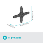4,6 mm-es keresztelem (3/16")