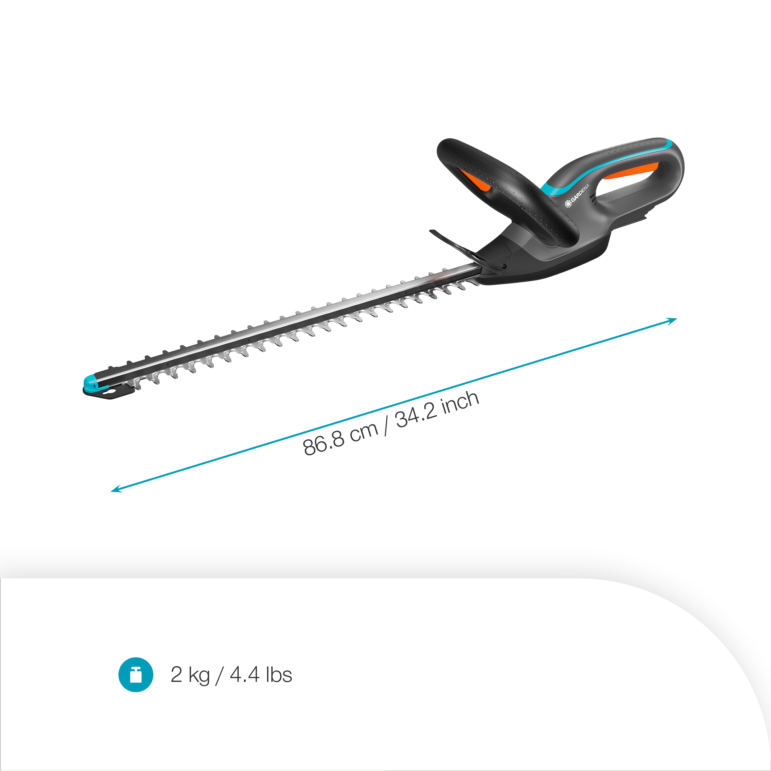 EasyCut Akkumulátoros sövénynyíró 
akkumulátor nélkül 45/18V P4A