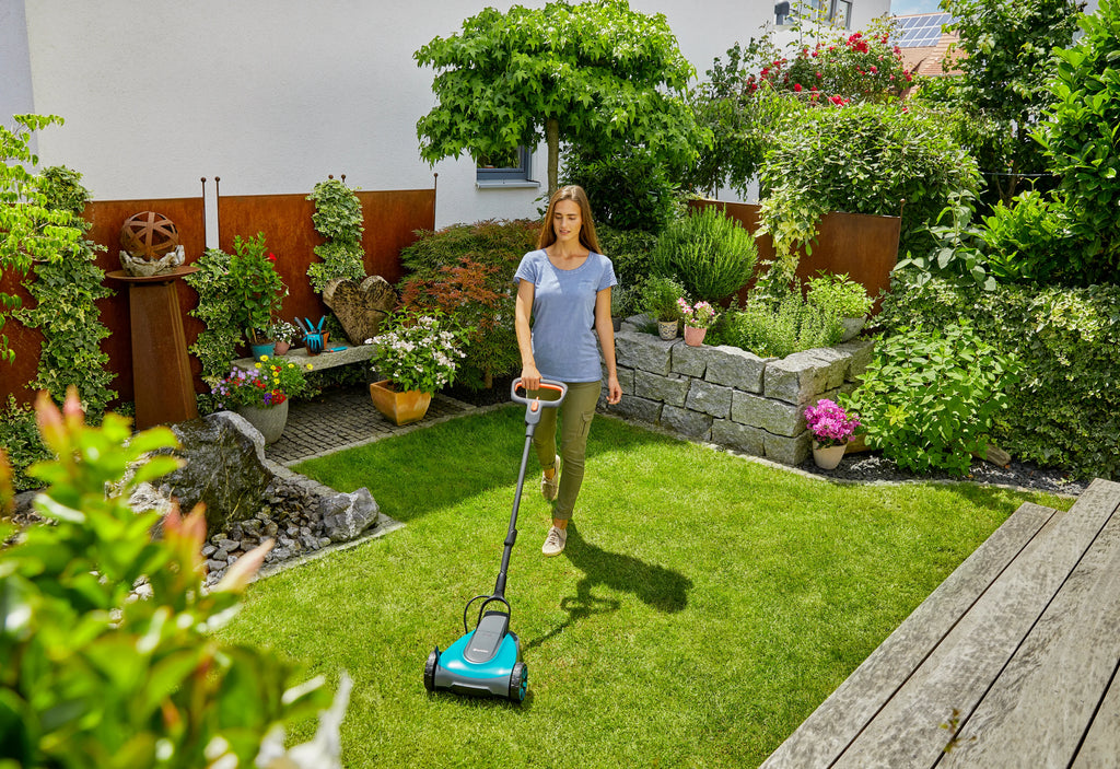 Gardena HandyMower 22/18V P4A fűnyíró készlet – 2,5 Ah akkuval és töltővel