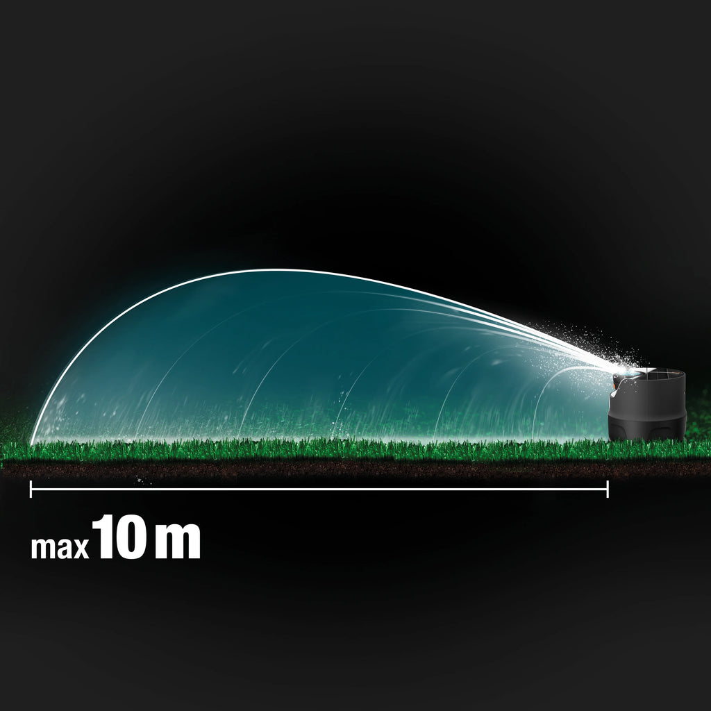 Gardena AquaPrecise föld feletti öntözőegység, napelemes, 20–320 m²