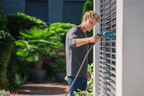 Cleansystem Blind Brush, slat cleaner, water-connected