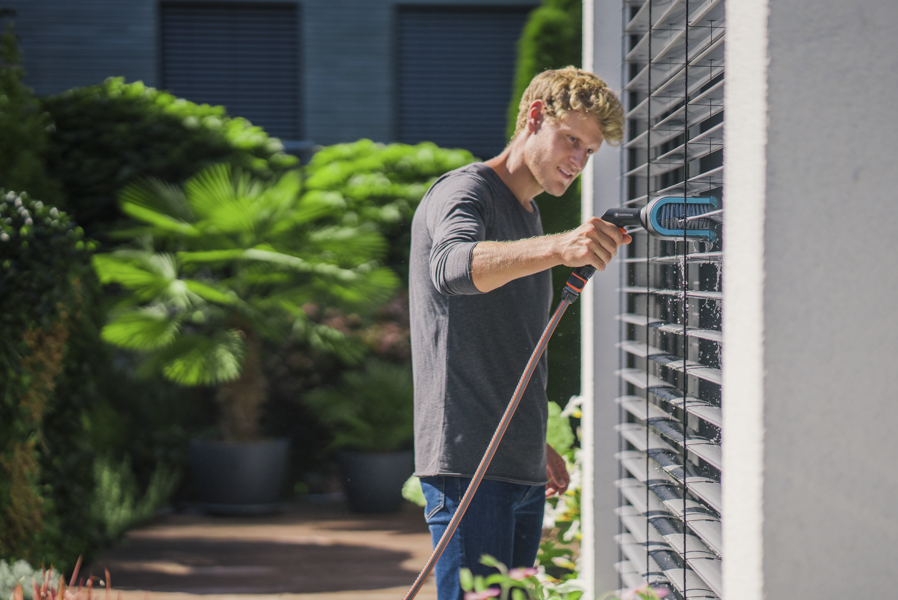 Cleansystem Blind Brush, slat cleaner, water-connected