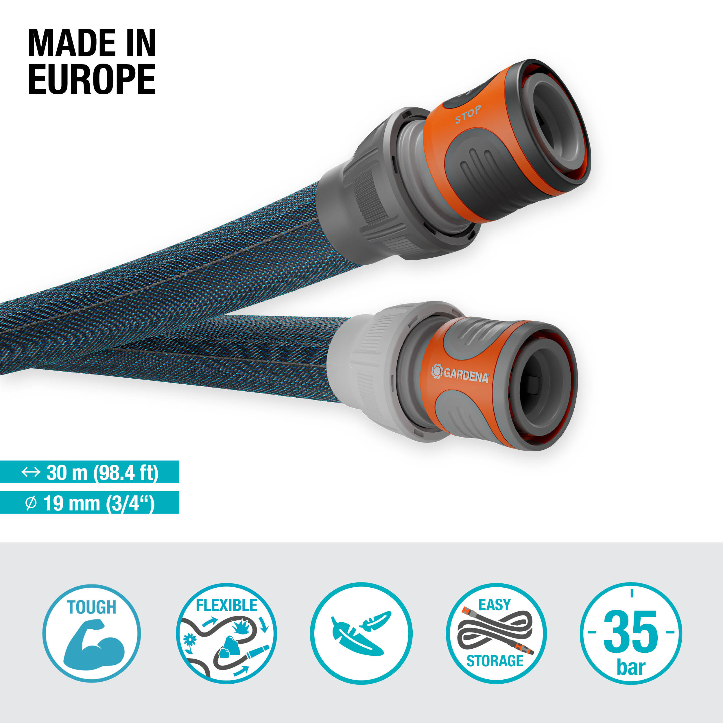 Liano™ Xtreme textiltömlő 30 m