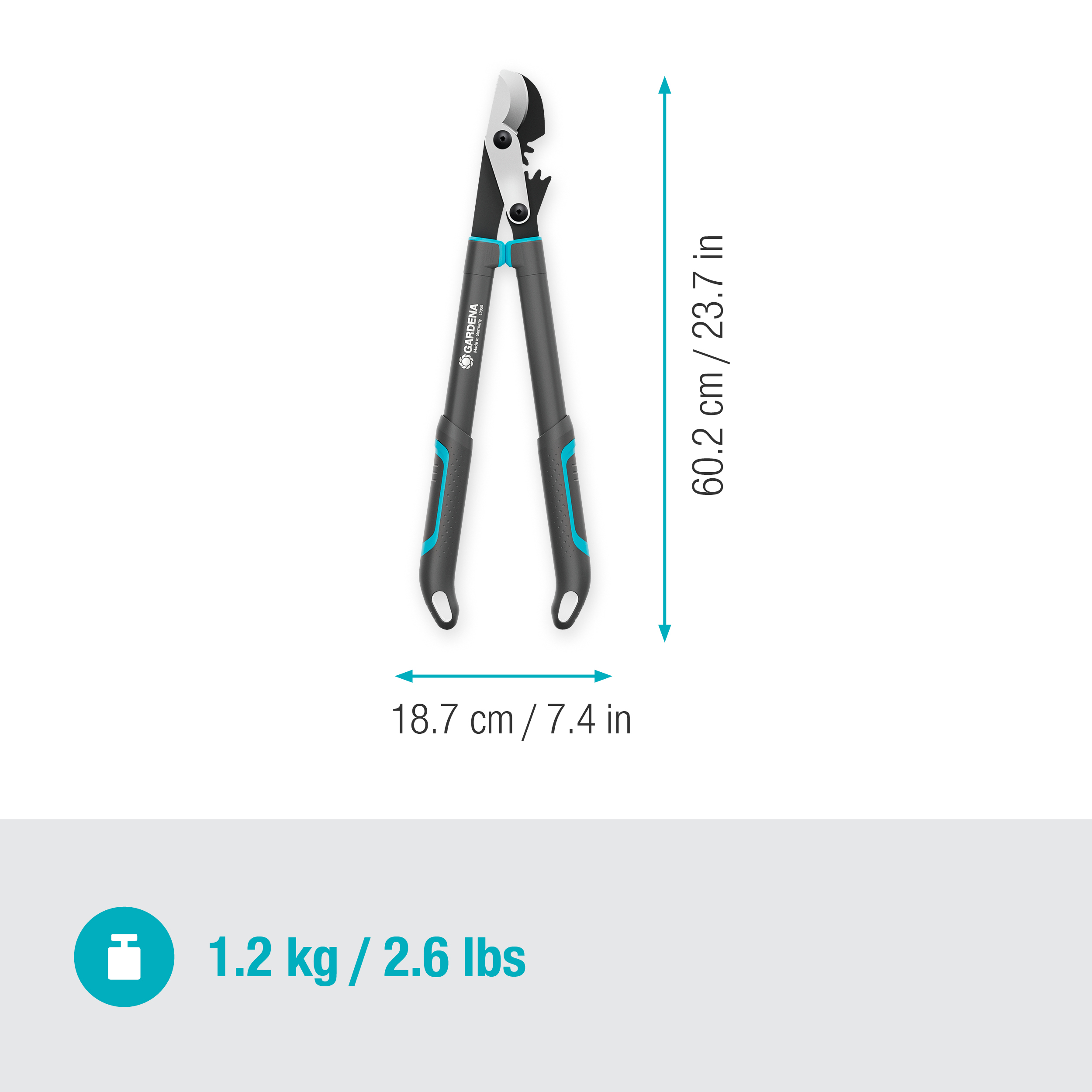 EnergyCut pro S ágvágó olló, mellévágó ágvágó olló zöld fához