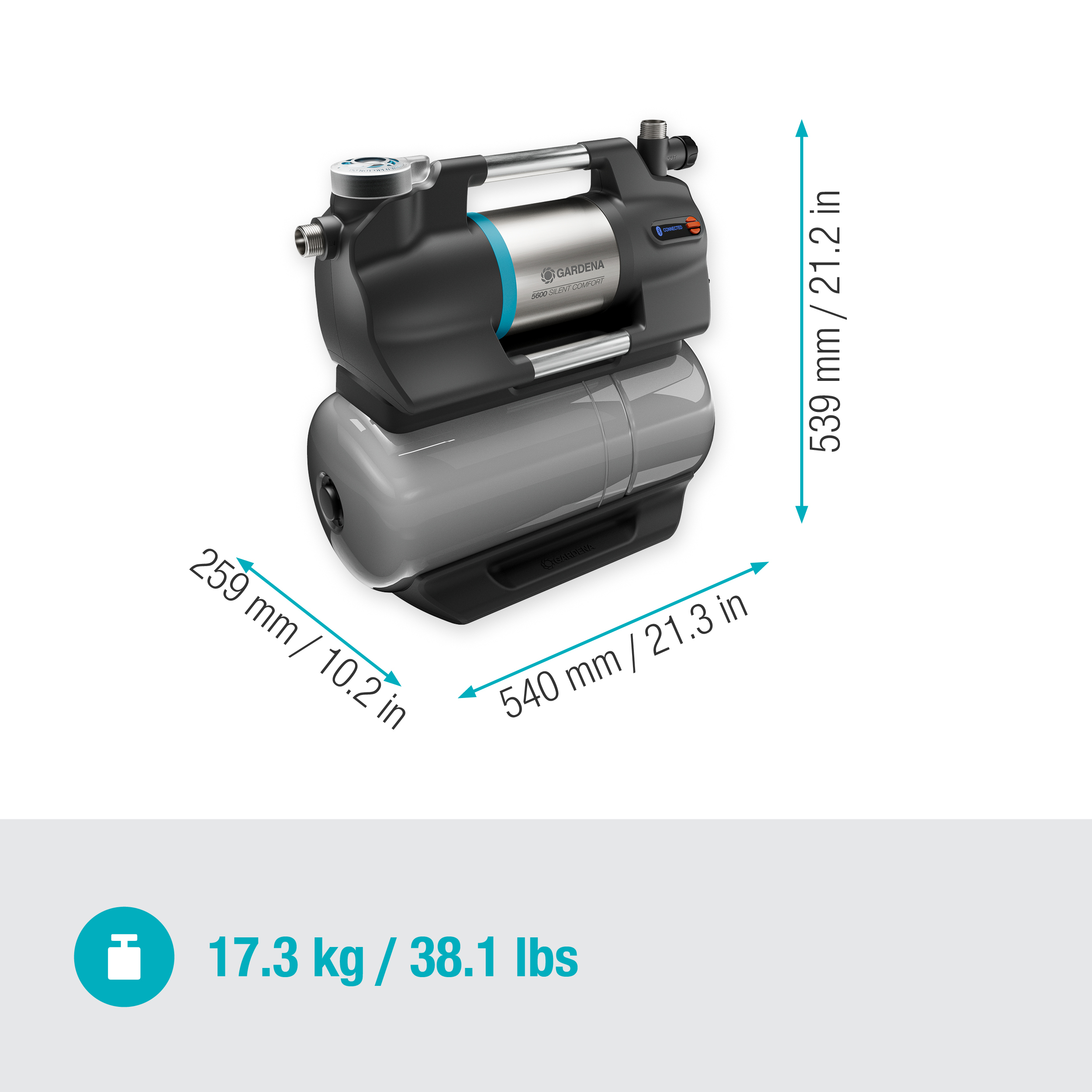 Házi vízmű 5600 SilentComfort