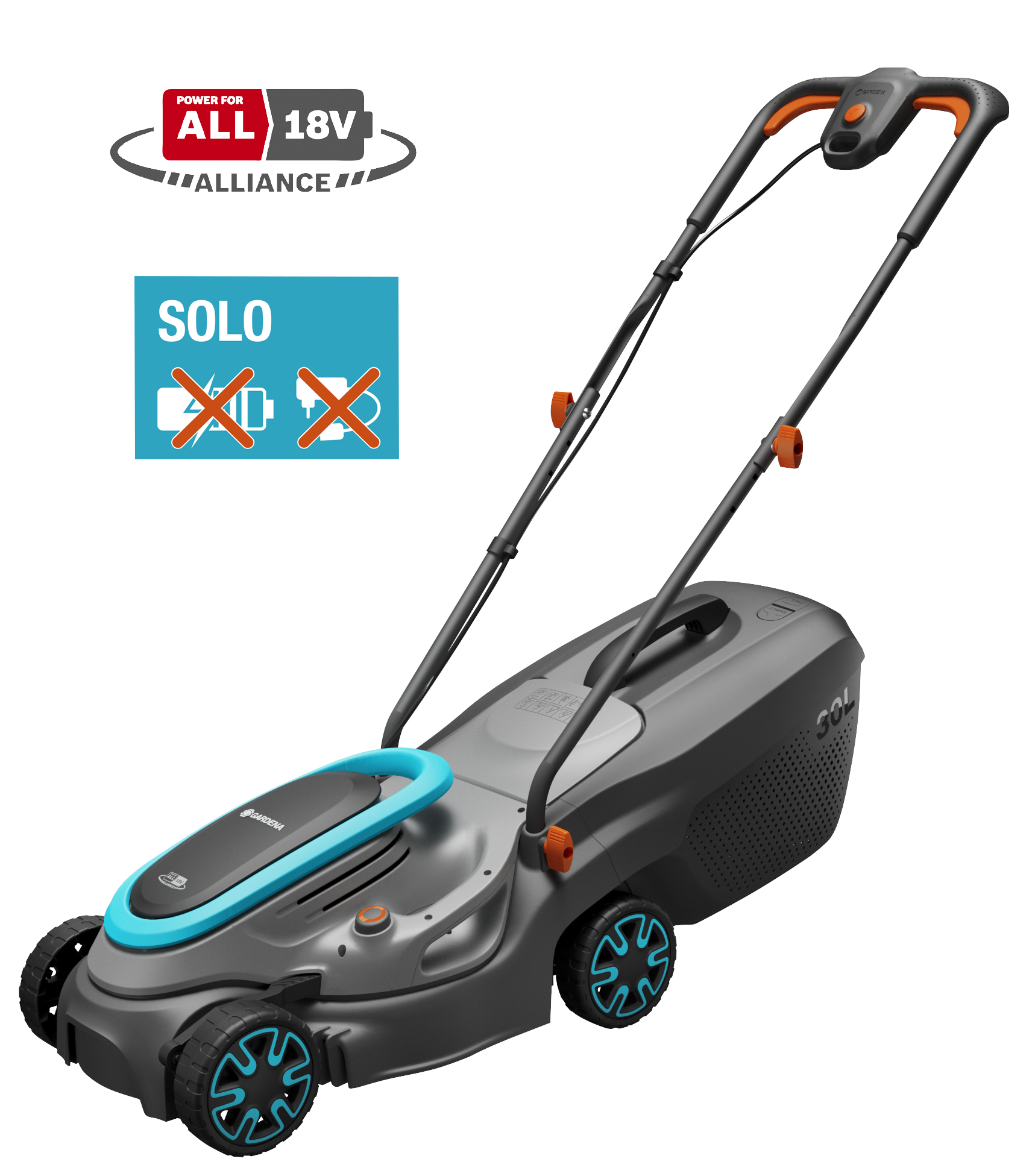 PowerMax 32/18V P4A Akkumulátoros fűnyíró akkumulátor nélkül