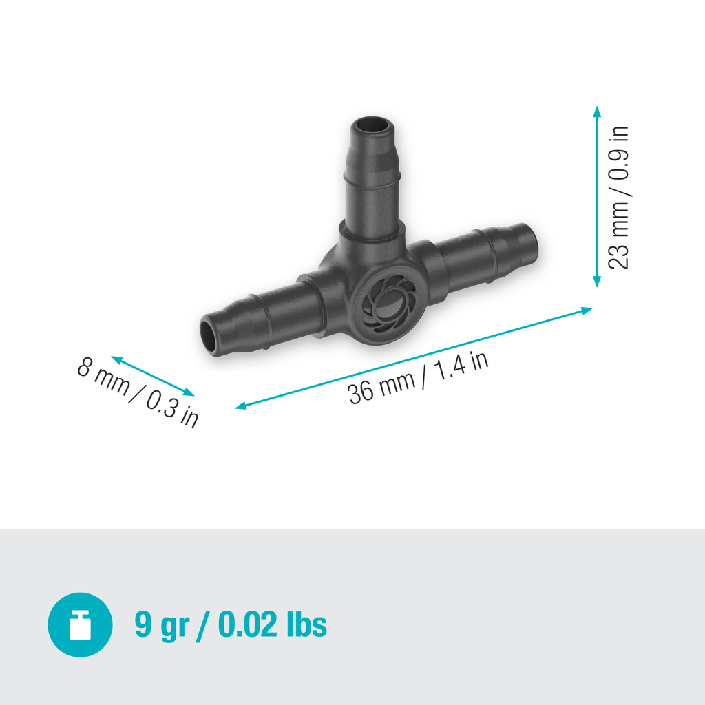 T-elem 4,6 mm (3/16")