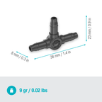 T-elem 4,6 mm (3/16")