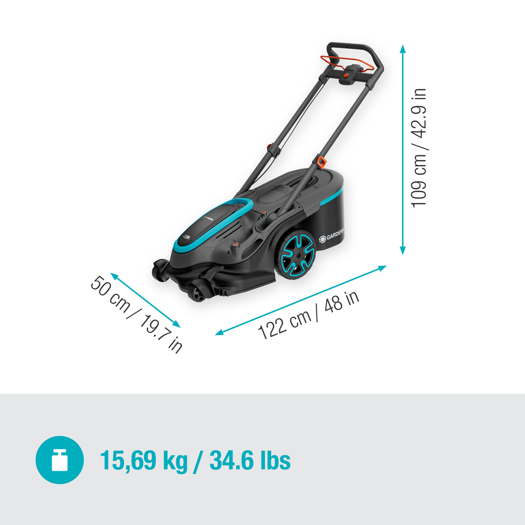 PowerMax Duo 46/36V P4A Akkumulátoros 
fűnyíró akkumulátor nélkül