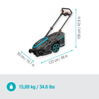 PowerMax Duo 46/36V P4A Akkumulátoros 
fűnyíró akkumulátor nélkül