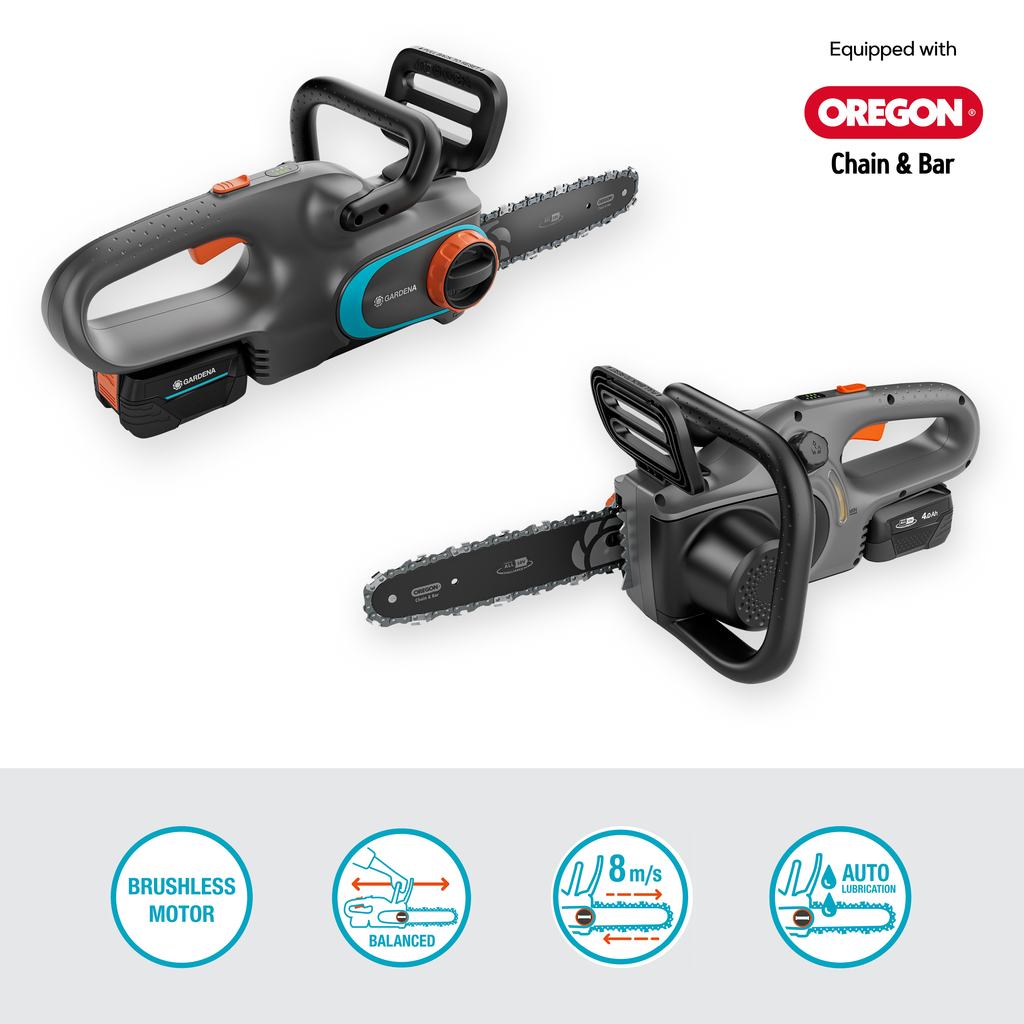 PowerSaw Akkumulátoros láncfűrész 
250/18V akkumulátorral (4,0 Ah) P4A