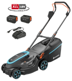 PowerMax 37/36V P4A Akkumulátoros fűnyíró akkumulátorral