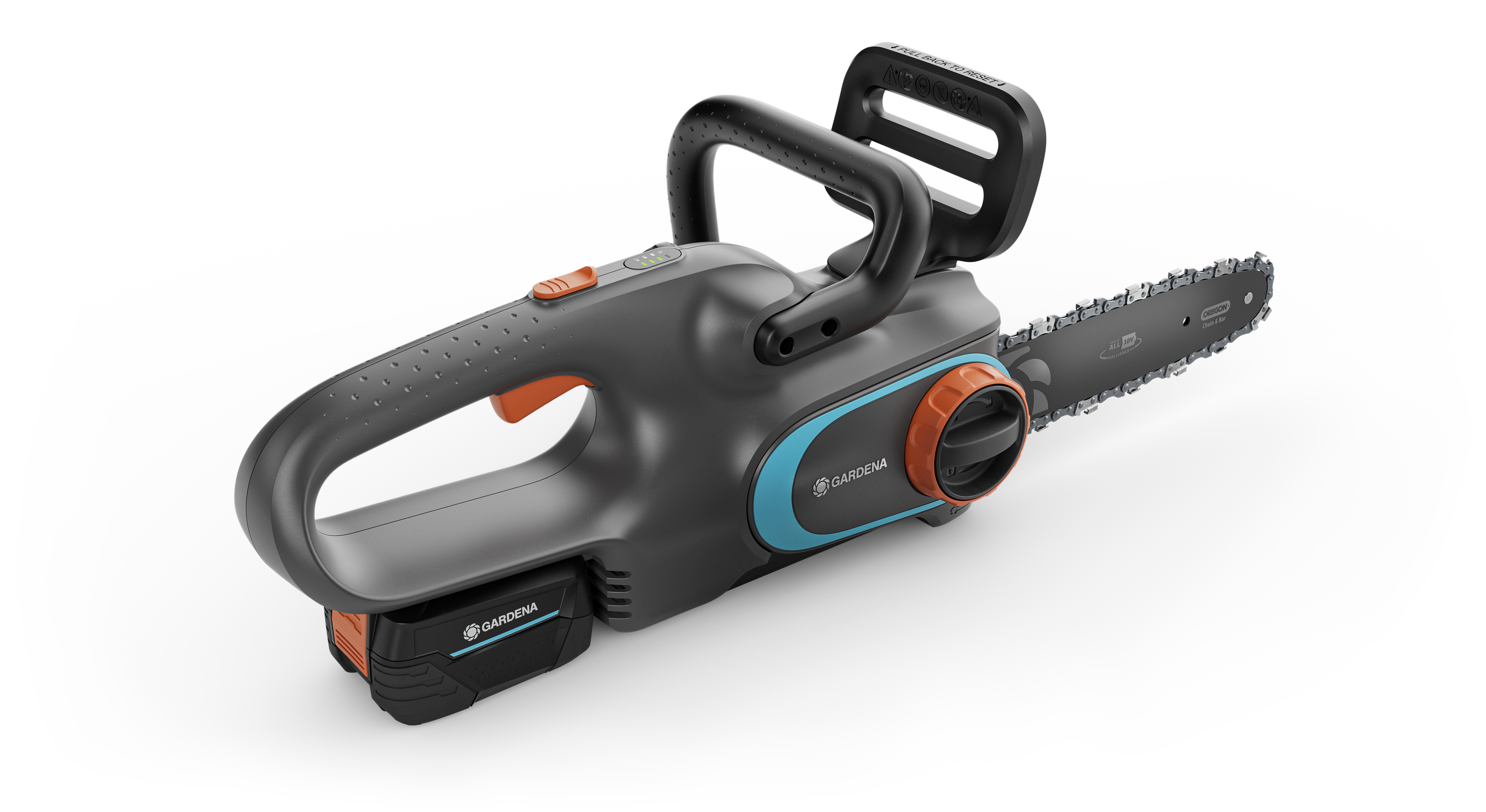 PowerSaw Akkumulátoros láncfűrész 
250/18V akkumulátorral (4,0 Ah) P4A