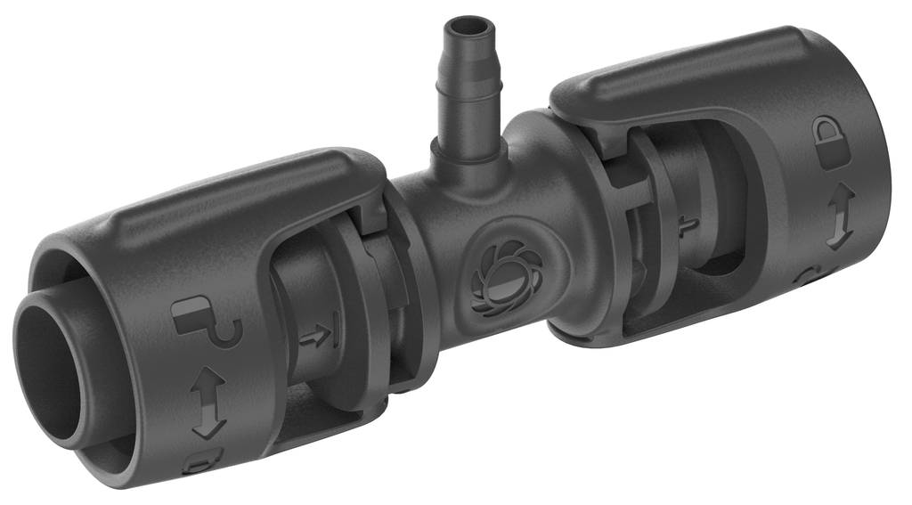 T-szűkítőelem 13 mm-ről (1/2") 4,6 mm-re (3/16")