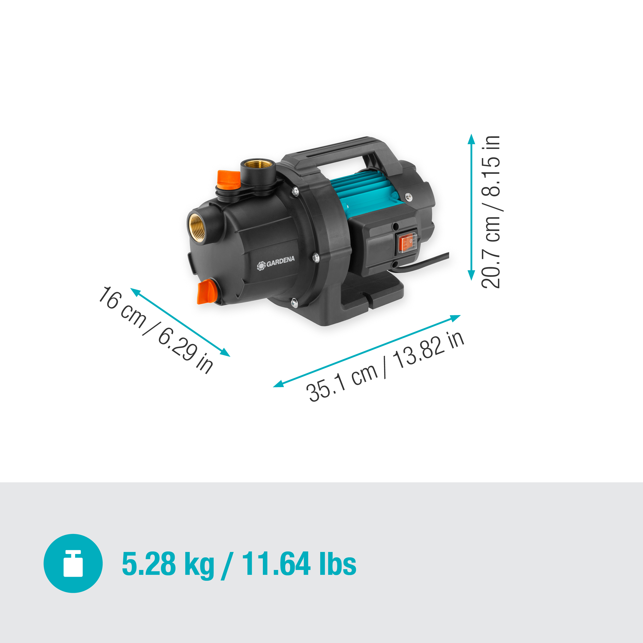 GARDENA Kerti szivattyú 3000/4 BASIC