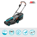 PowerMax 37/36V P4A Akkumulátoros 
fűnyíró akkumulátorral