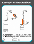 Gardena 4700/2 Inox hordóürítő szivattyú