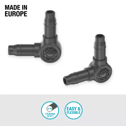 Gardena Micro-Drip 4.6 mm-es (3/16") L-elem