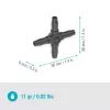 Gardena Micro-Drip 4.6 mm-es keresztelem (3/16")