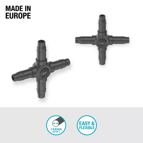 Gardena Micro-Drip 4.6 mm-es keresztelem (3/16")