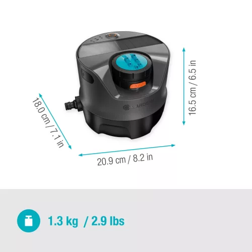 Gardena AquaPrecise föld feletti napelemes öntözőegység, pázsithoz