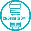 Gardena csapcsatlakozó 26.5 mm (G 3/4")