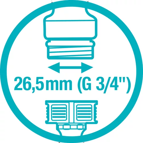 Gardena csapcsatlakozó 26.5 mm (G 3/4")