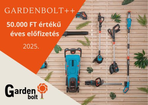 Gardenabolt++ Éves előfizetés