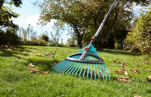 CombiSystem állítható műanyag lombseprű készlet