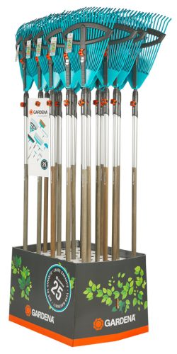 CombiSystem állítható műanyag lombseprű készlet