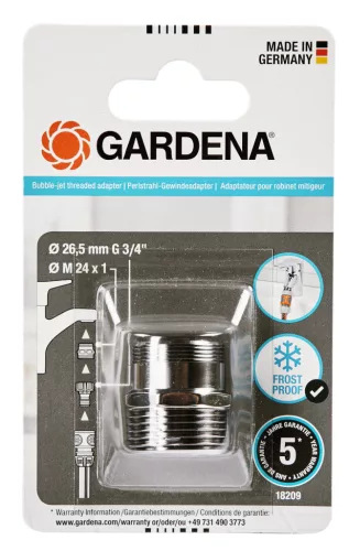 Gardena csapadapter perlátorral külső menetes 