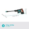 Gardena AquaClean 24/18V P4A magasnyomású mosó - akkumulátorral 